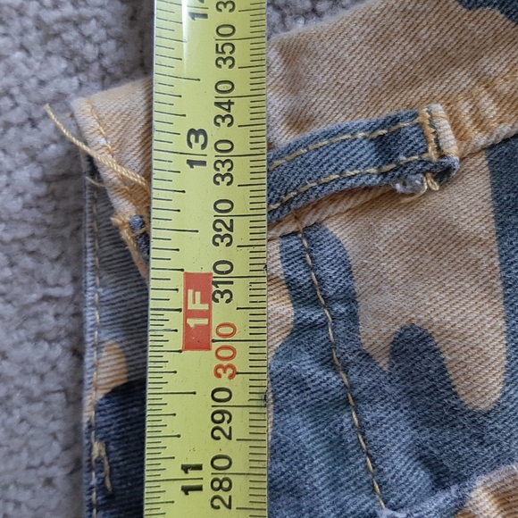 Women's Mid Rise Streetwear Society Cargo Military Pattern Pants Jeans Size XS - Picture 13 of 14